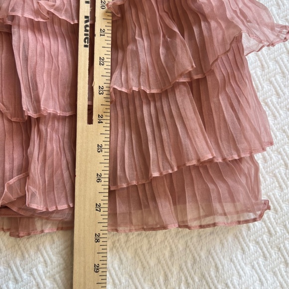 100% silk overlay bustier mini dress - Picture 12 of 13